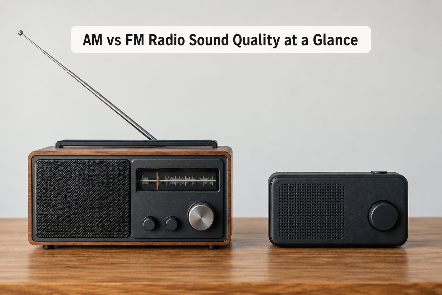 AM vs FM Radio Sound Quality at a Glance