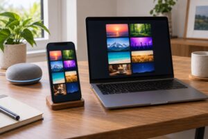 how to save favorite stations across devices