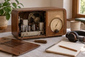 why vintage radios sound warm