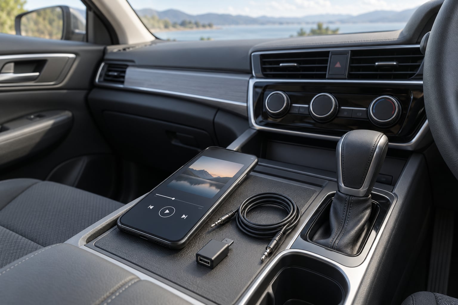 how to connect a phone to a car stereo for radio
