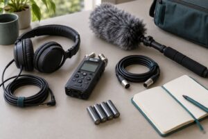 how field recording for radio is done