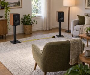 how to position speakers in a small room