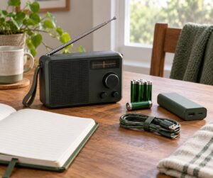 how to prepare a radio for a power outage