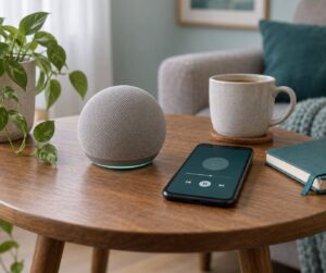 how smart speaker voice commands for radio work