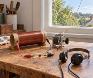 how to build a crystal radio set