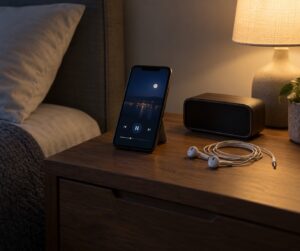 how to set a sleep timer for radio listening