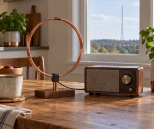 how an indoor am loop antenna works