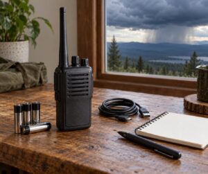 how to use a radio for emergency communication