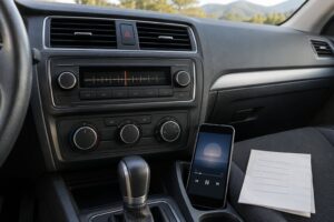 how to scan for local stations in a new place