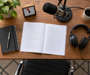 how to write a radio script