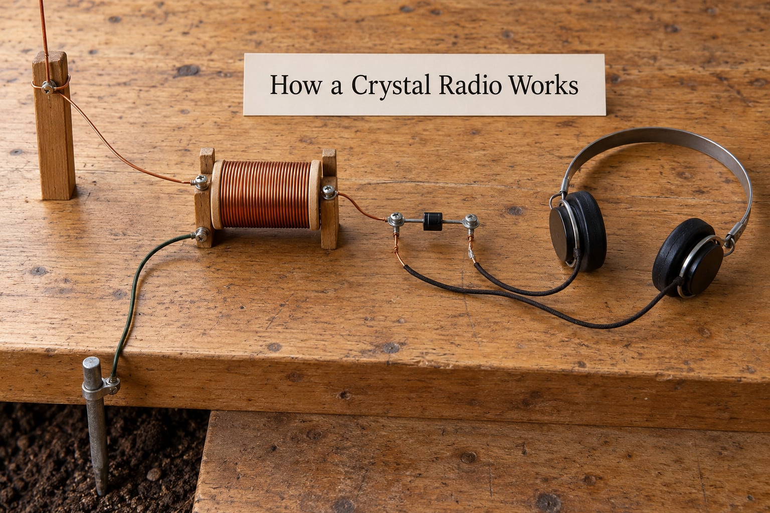 How a Crystal Radio Works