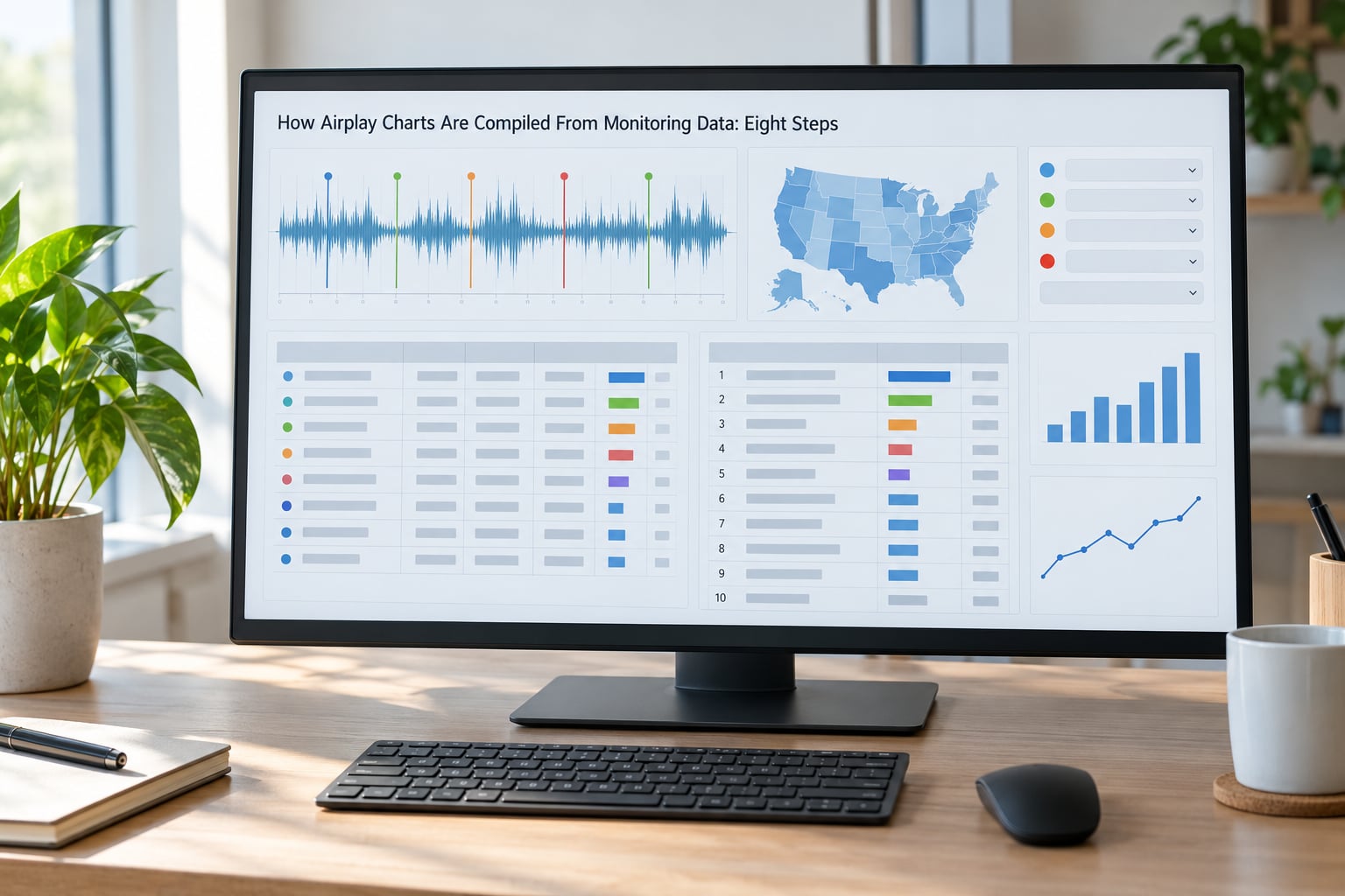 How Airplay Charts Are Compiled From Monitoring Data: Eight Steps
