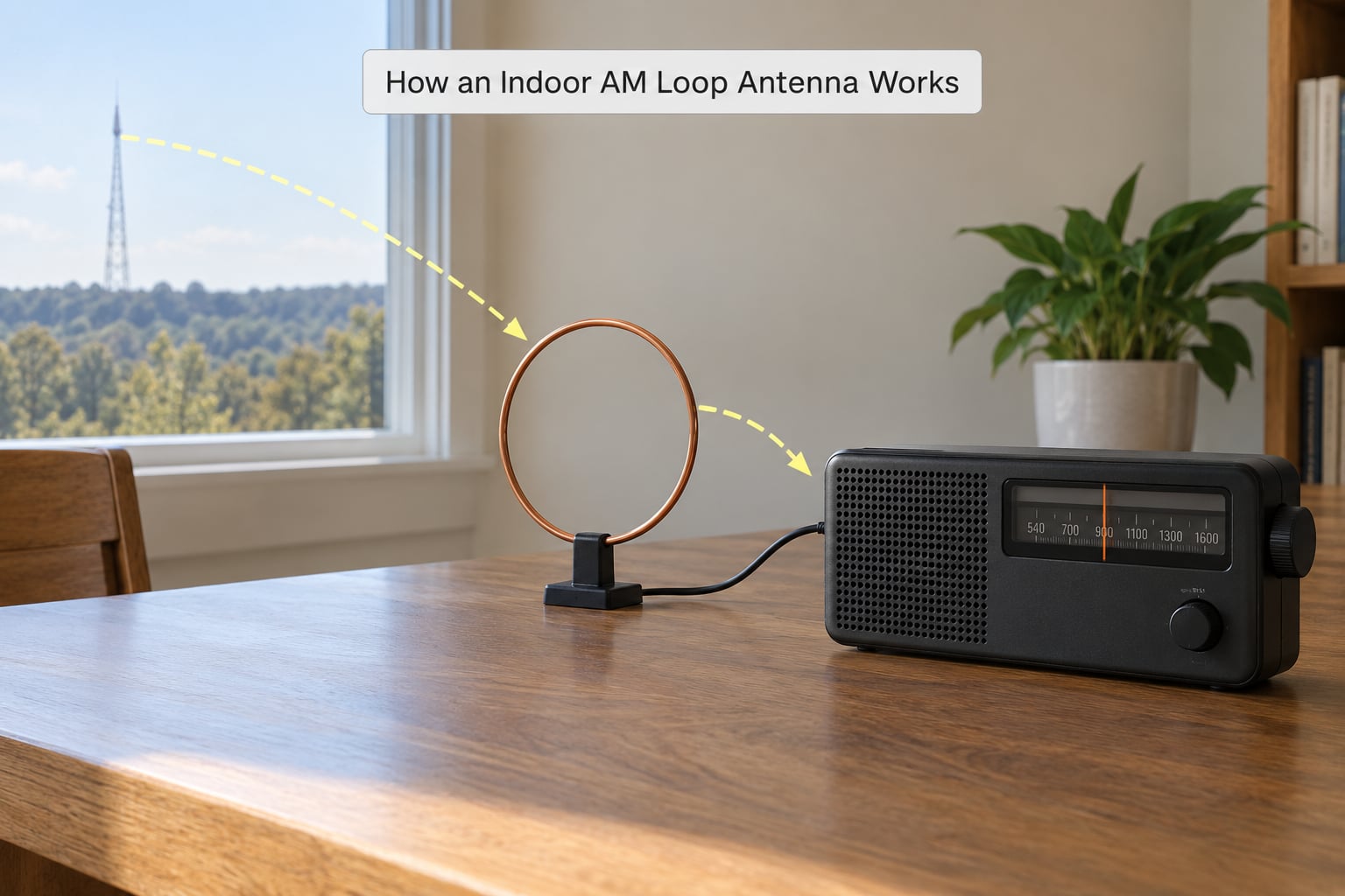 How an Indoor AM Loop Antenna Works