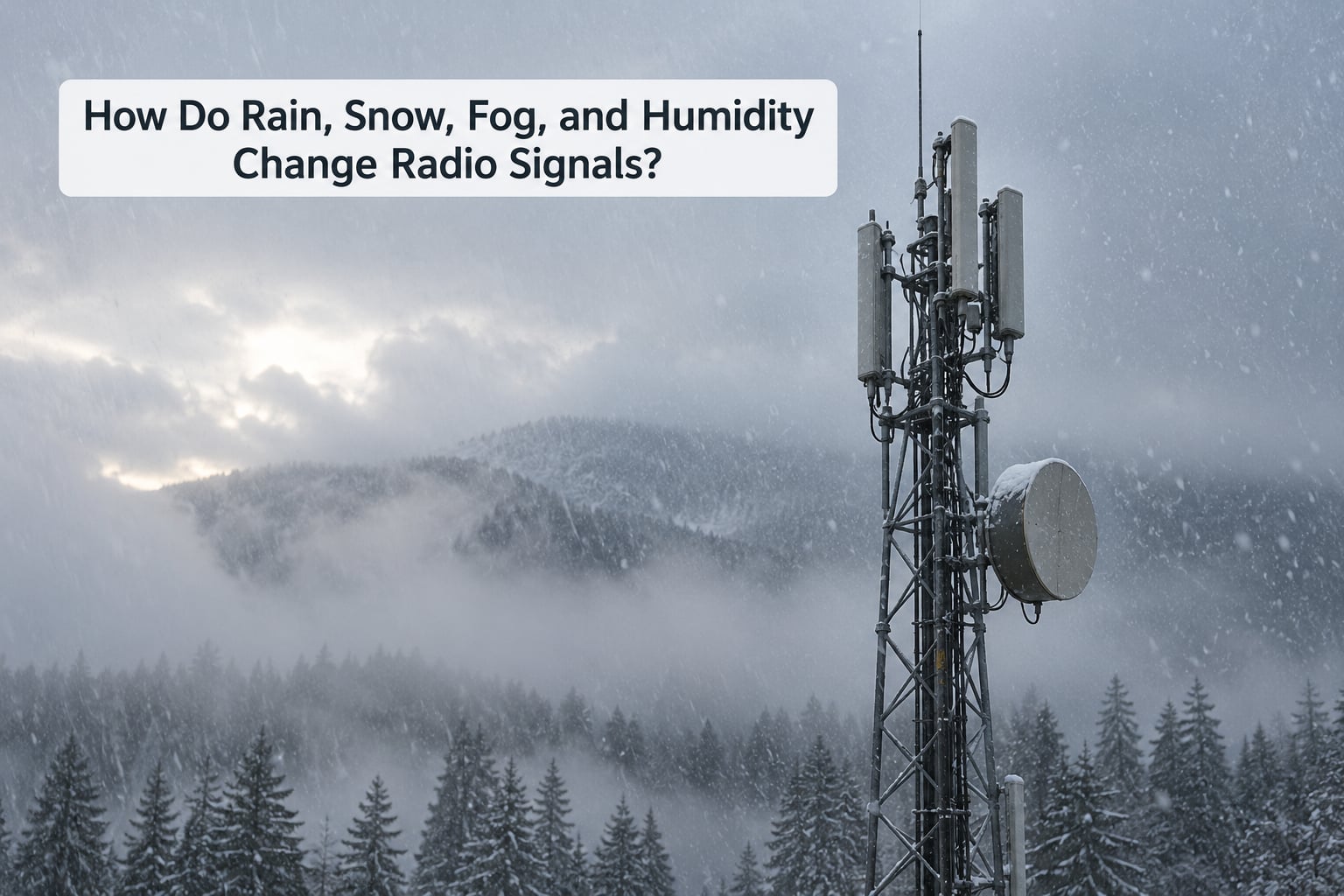 How Do Rain, Snow, Fog, and Humidity Change Radio Signals?