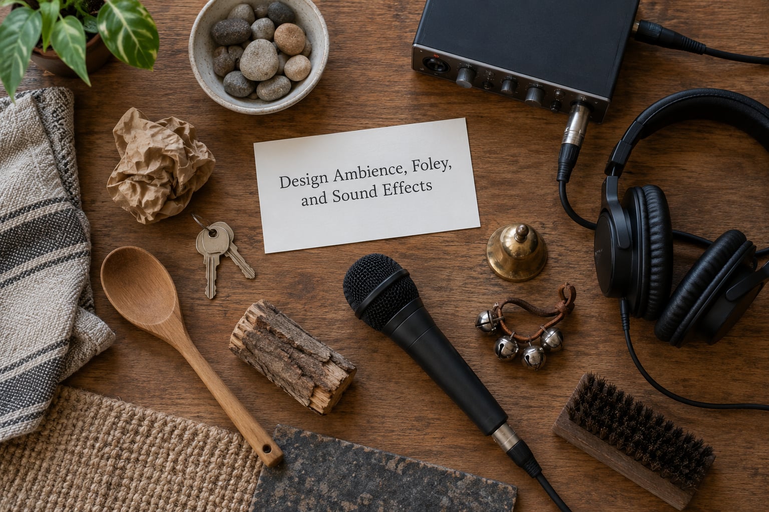 Design Ambience, Foley, and Sound Effects
