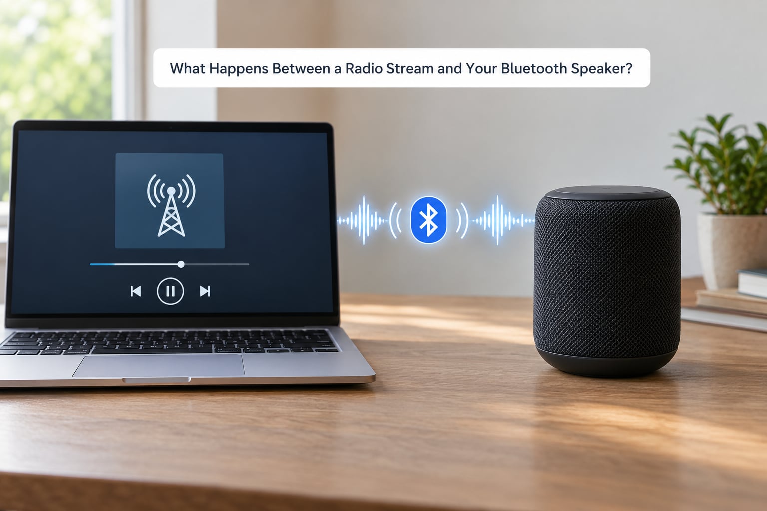 What Happens Between a Radio Stream and Your Bluetooth Speaker?