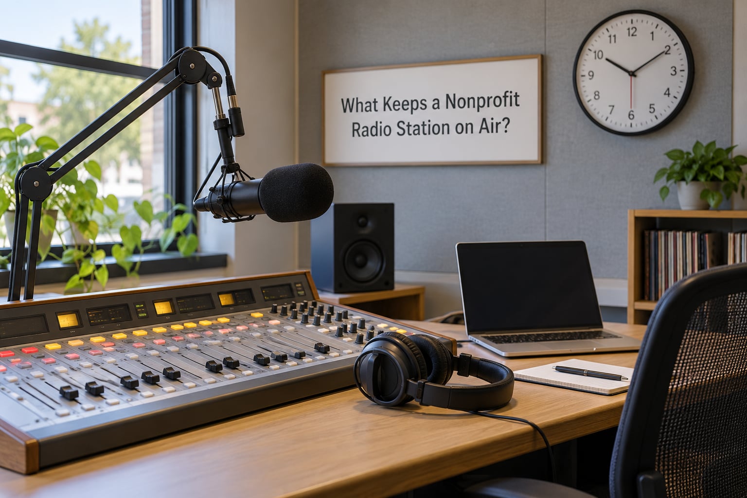 What Keeps a Nonprofit Radio Station on Air?