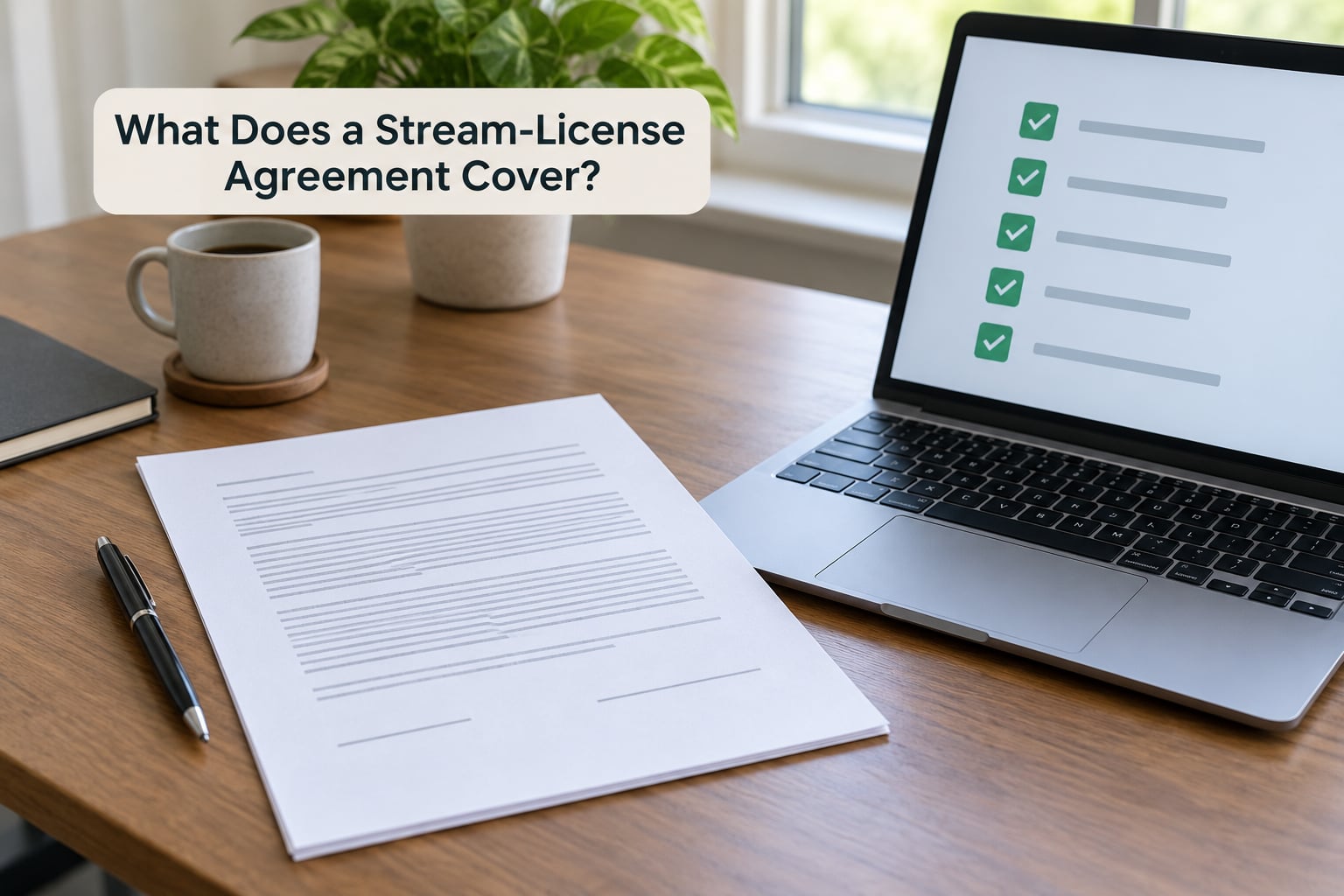 What Does a Stream-License Agreement Cover?