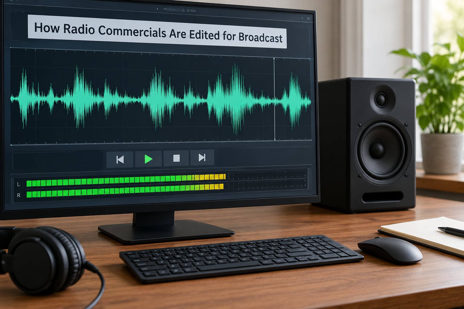 How Radio Commercials Are Edited for Broadcast