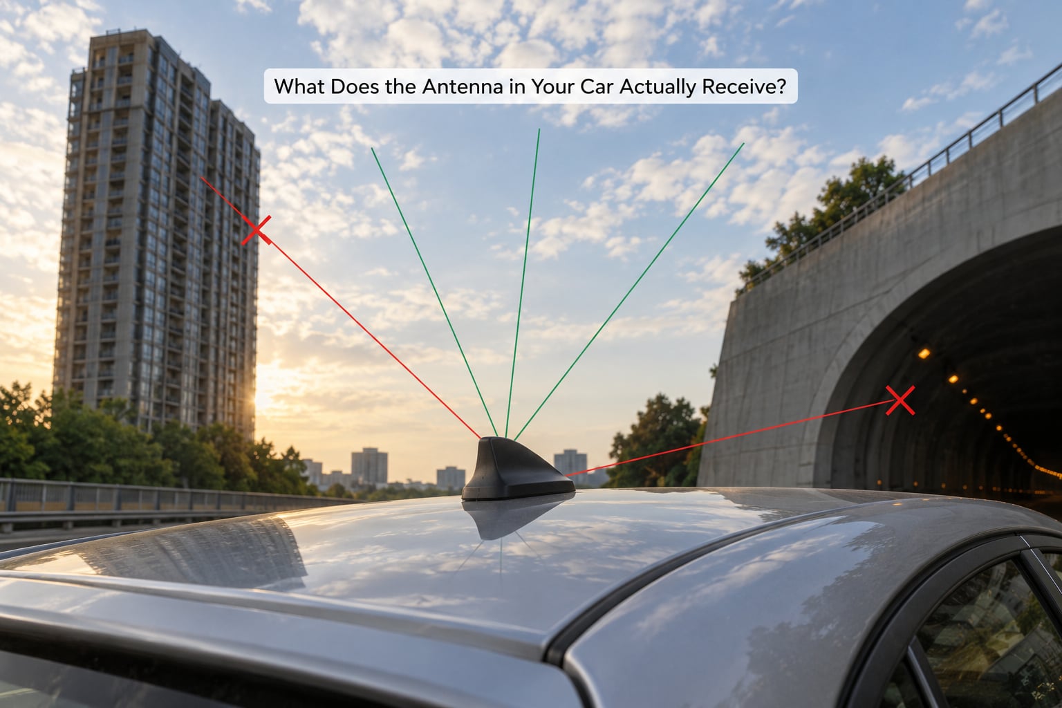 What Does the Antenna in Your Car Actually Receive?