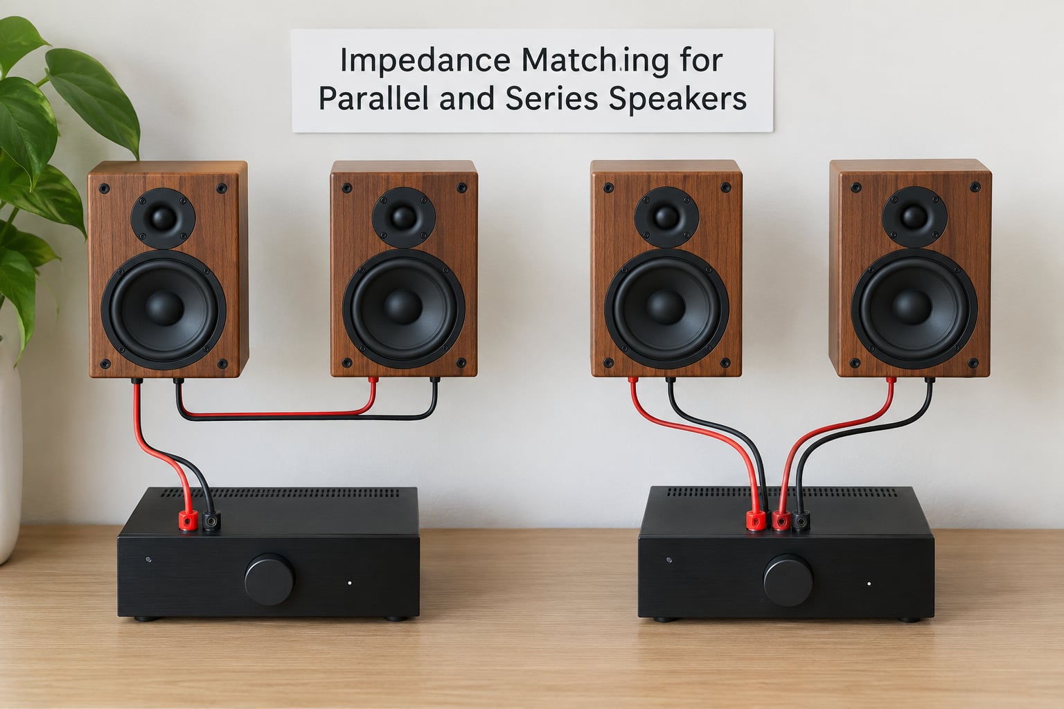 Impedance Matching for Parallel and Series Speakers