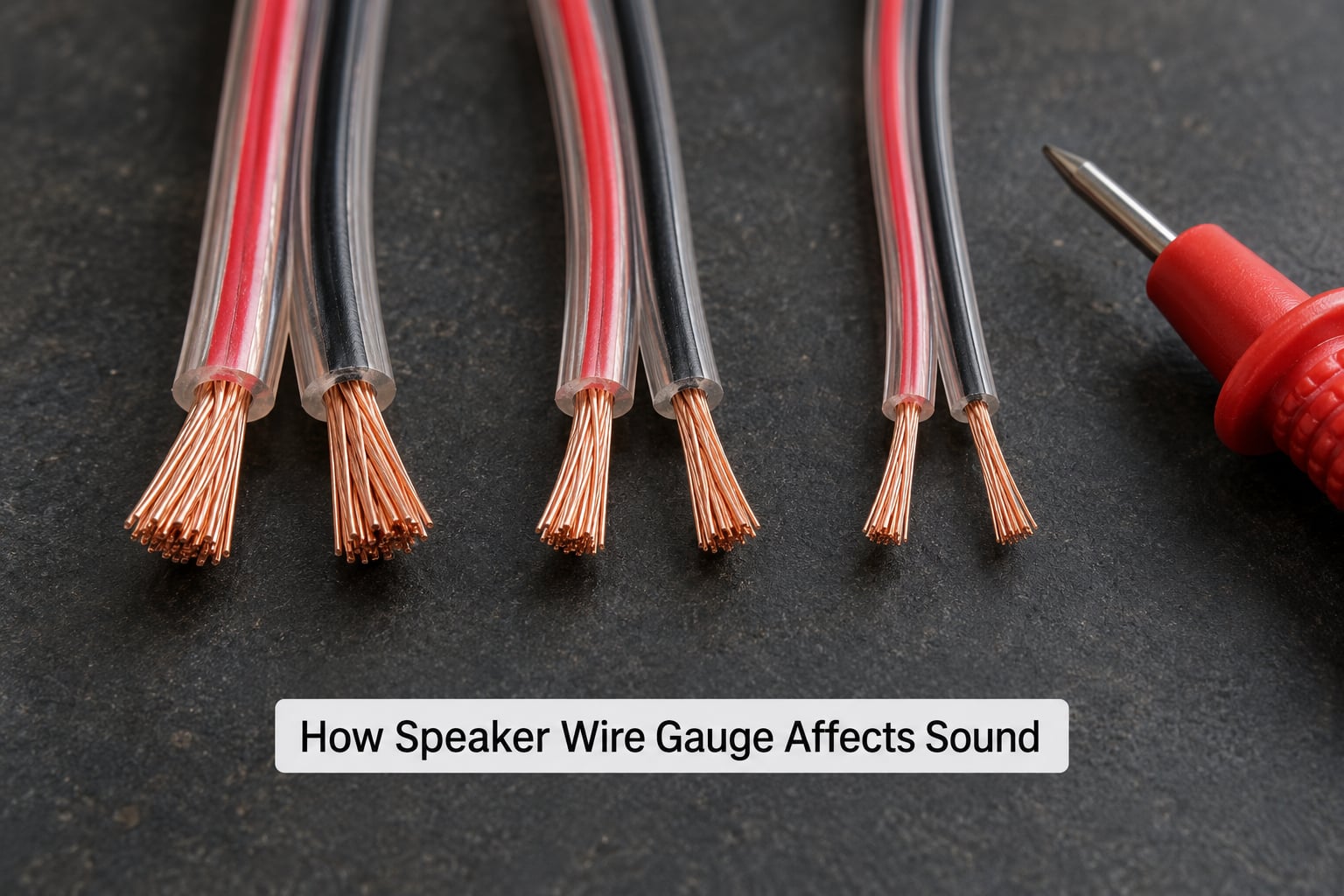How Speaker Wire Gauge Affects Sound
