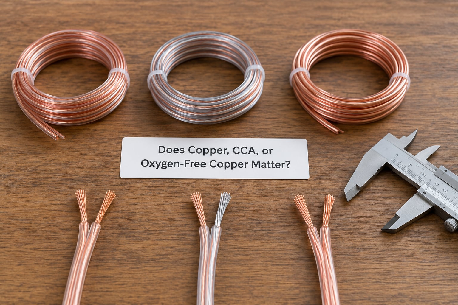 Does Copper, CCA, or Oxygen-Free Copper Matter?