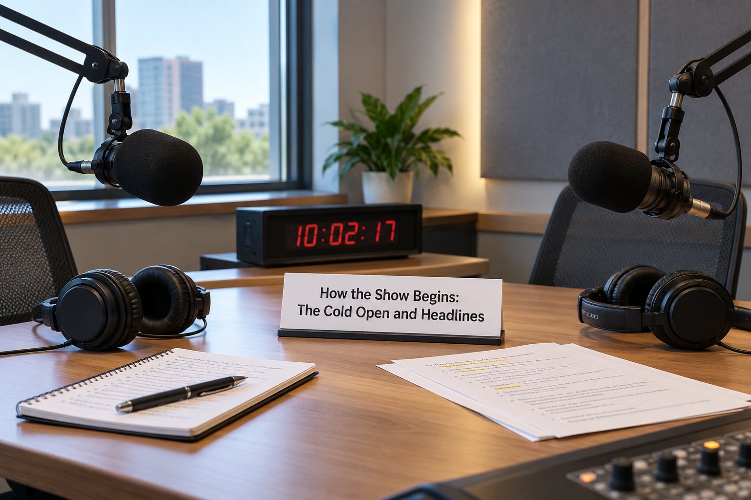 How the Show Begins: The Cold Open and Headlines