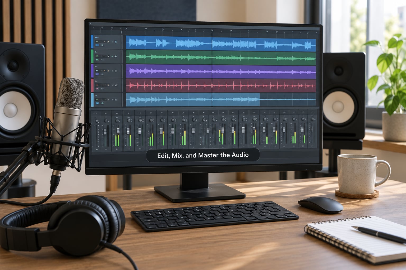 Edit, Mix, and Master the Audio