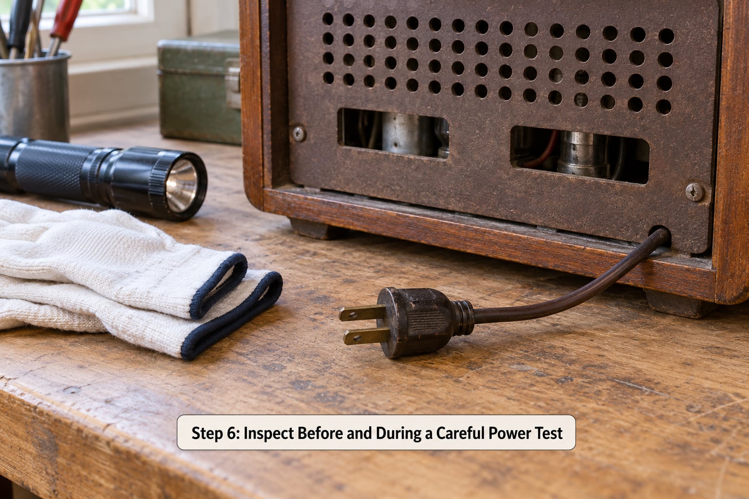 Step 6: Inspect Before and During a Careful Power Test