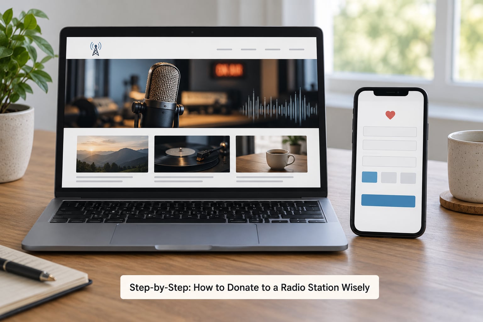 Step-by-Step: How to Donate to a Radio Station Wisely