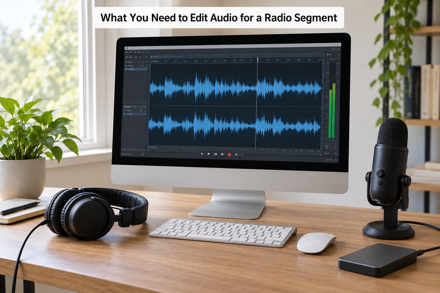What You Need to Edit Audio for a Radio Segment