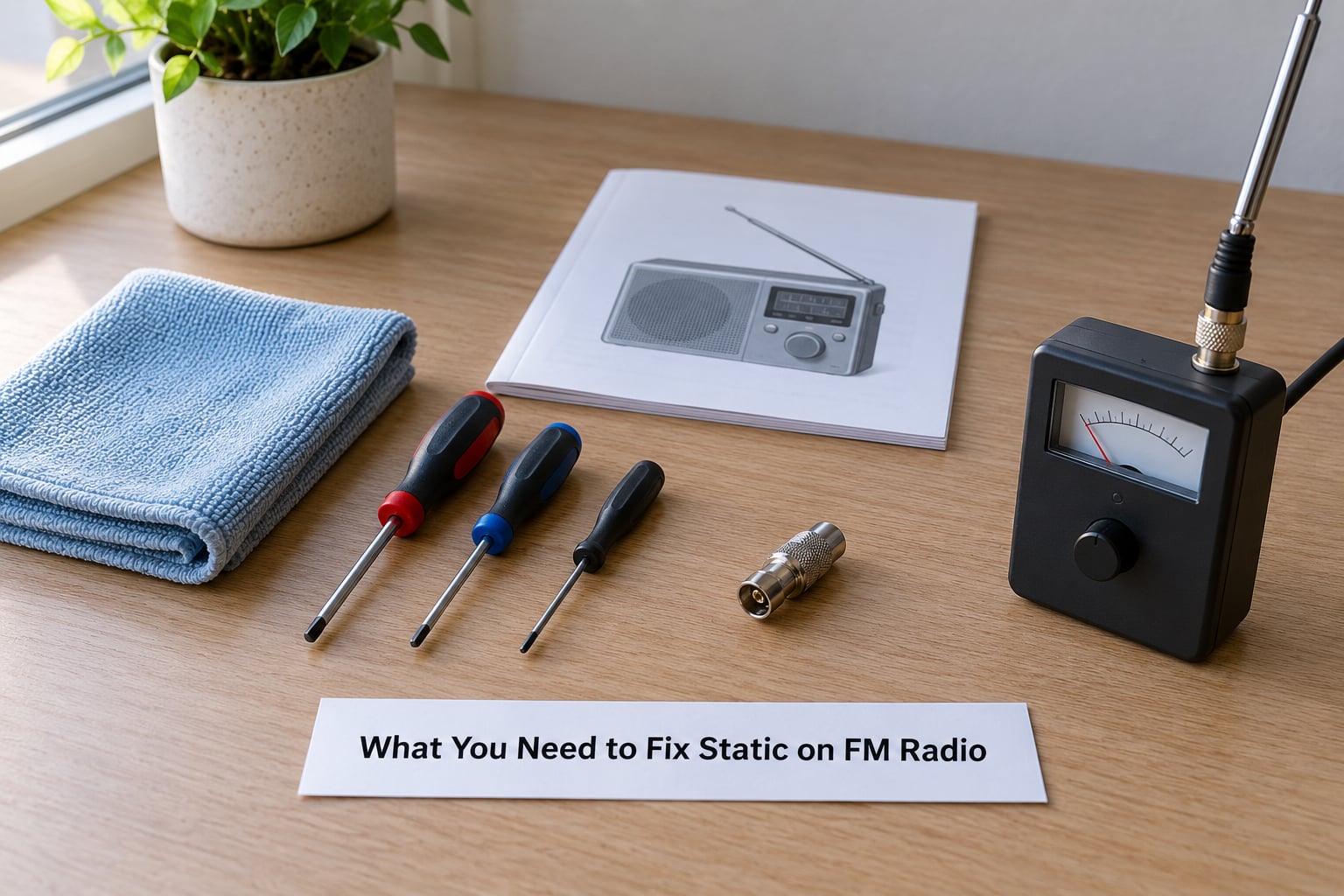 What You Need to Fix Static on FM Radio