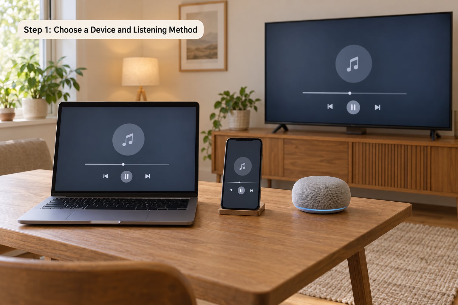 Step 1: Choose a Device and Listening Method