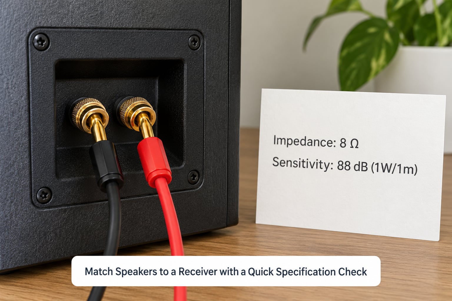 Match Speakers to a Receiver with a Quick Specification Check