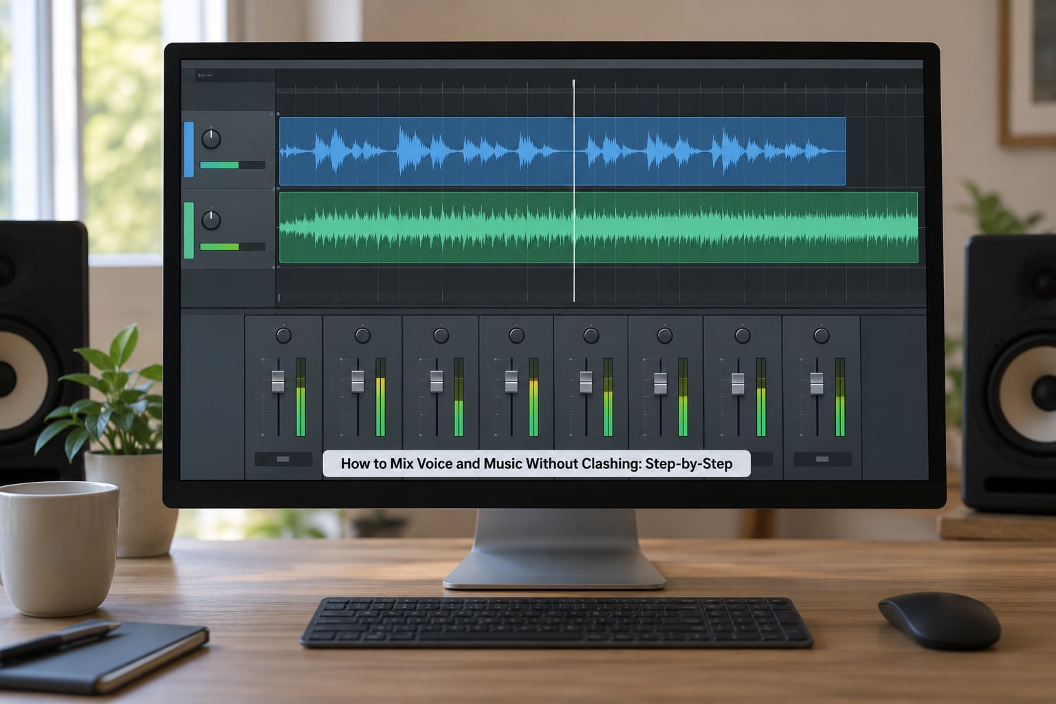 How to Mix Voice and Music Without Clashing: Step-by-Step