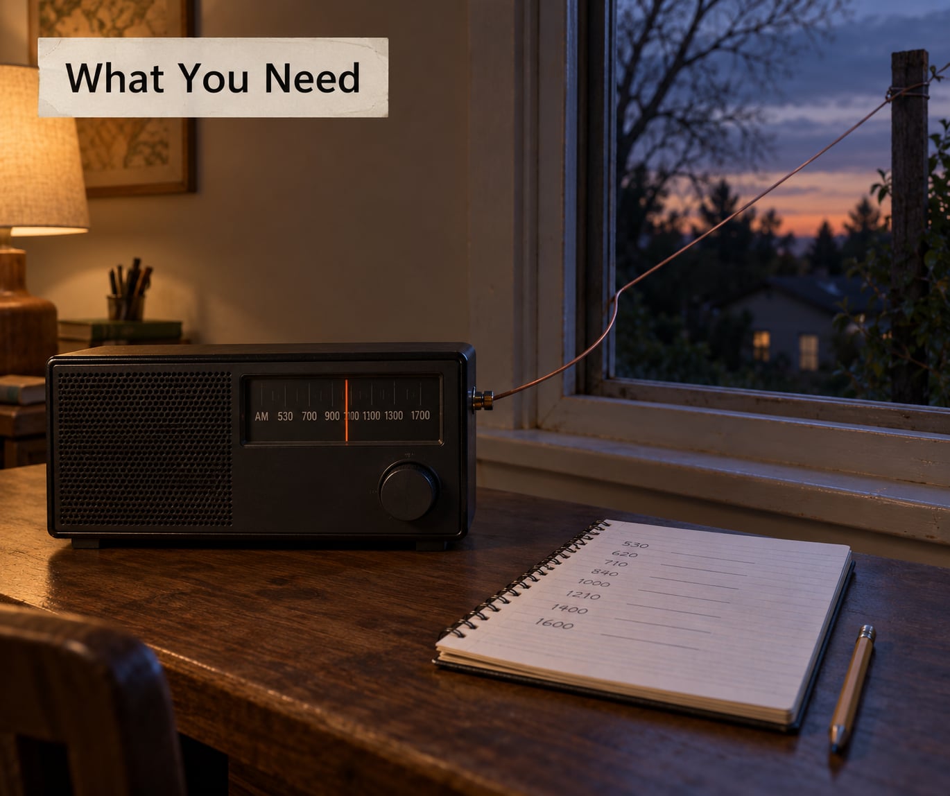 What You Need