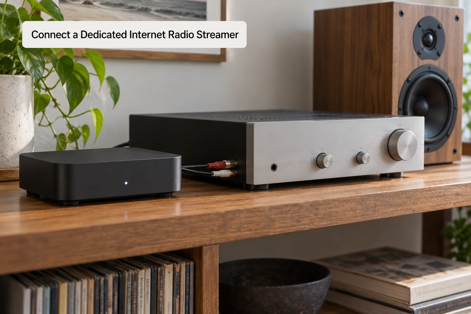 Connect a Dedicated Internet Radio Streamer