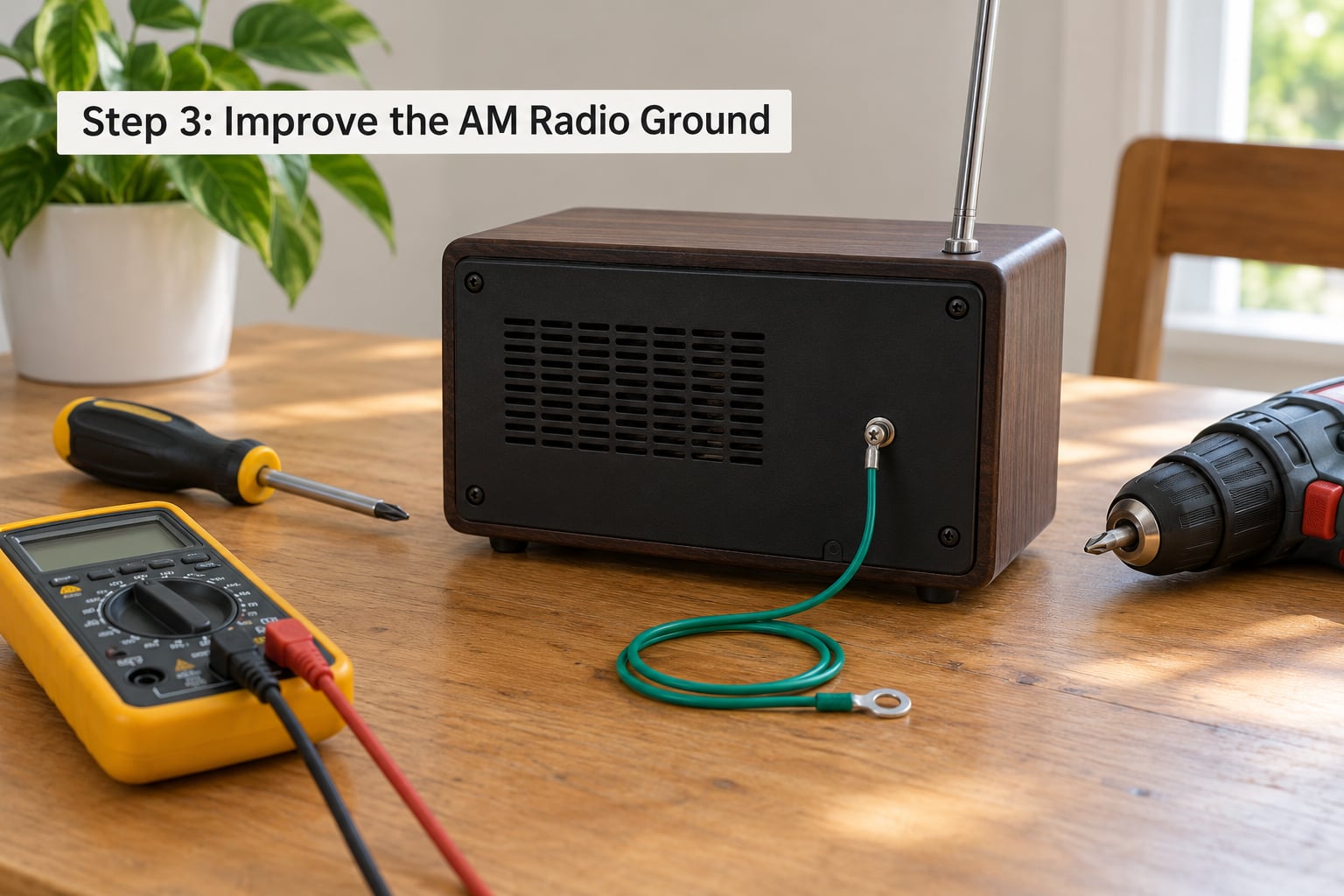Step 3: Improve the AM Radio Ground
