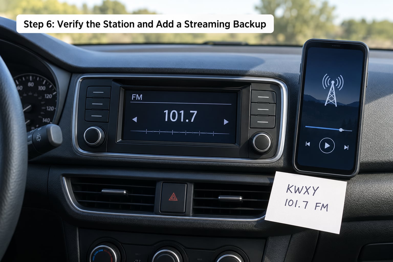 Step 6: Verify the Station and Add a Streaming Backup