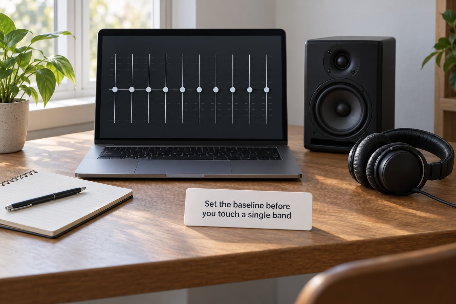 Set the baseline before you touch a single band