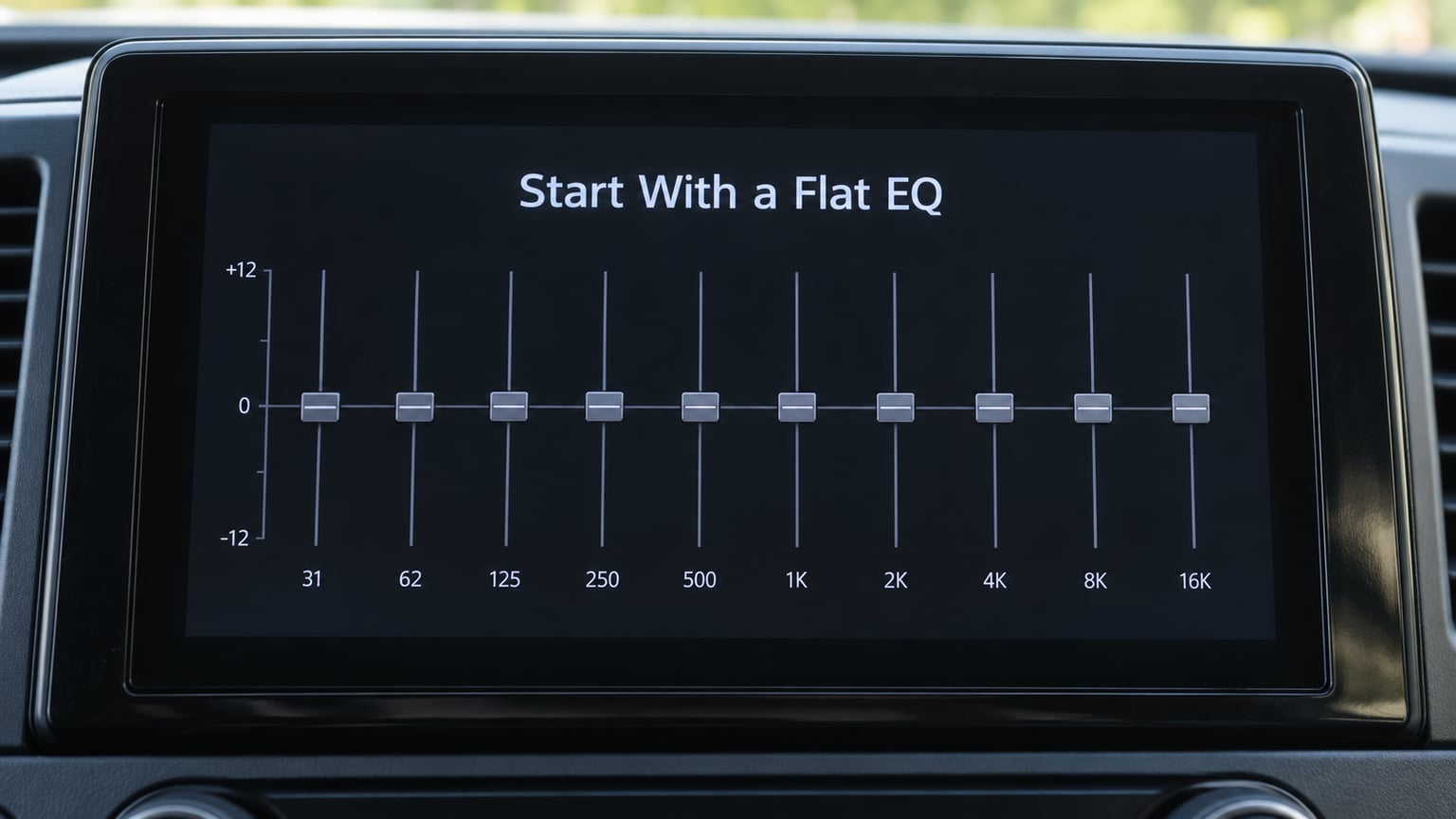 Start With a Flat EQ