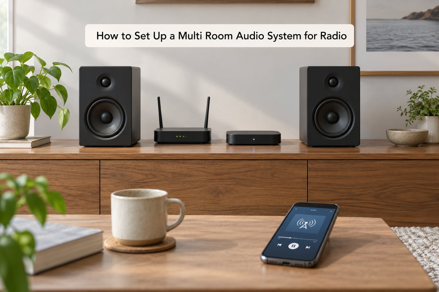 How to Set Up a Multi Room Audio System for Radio