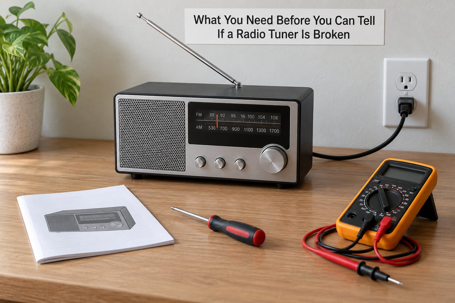 What You Need Before You Can Tell If a Radio Tuner Is Broken