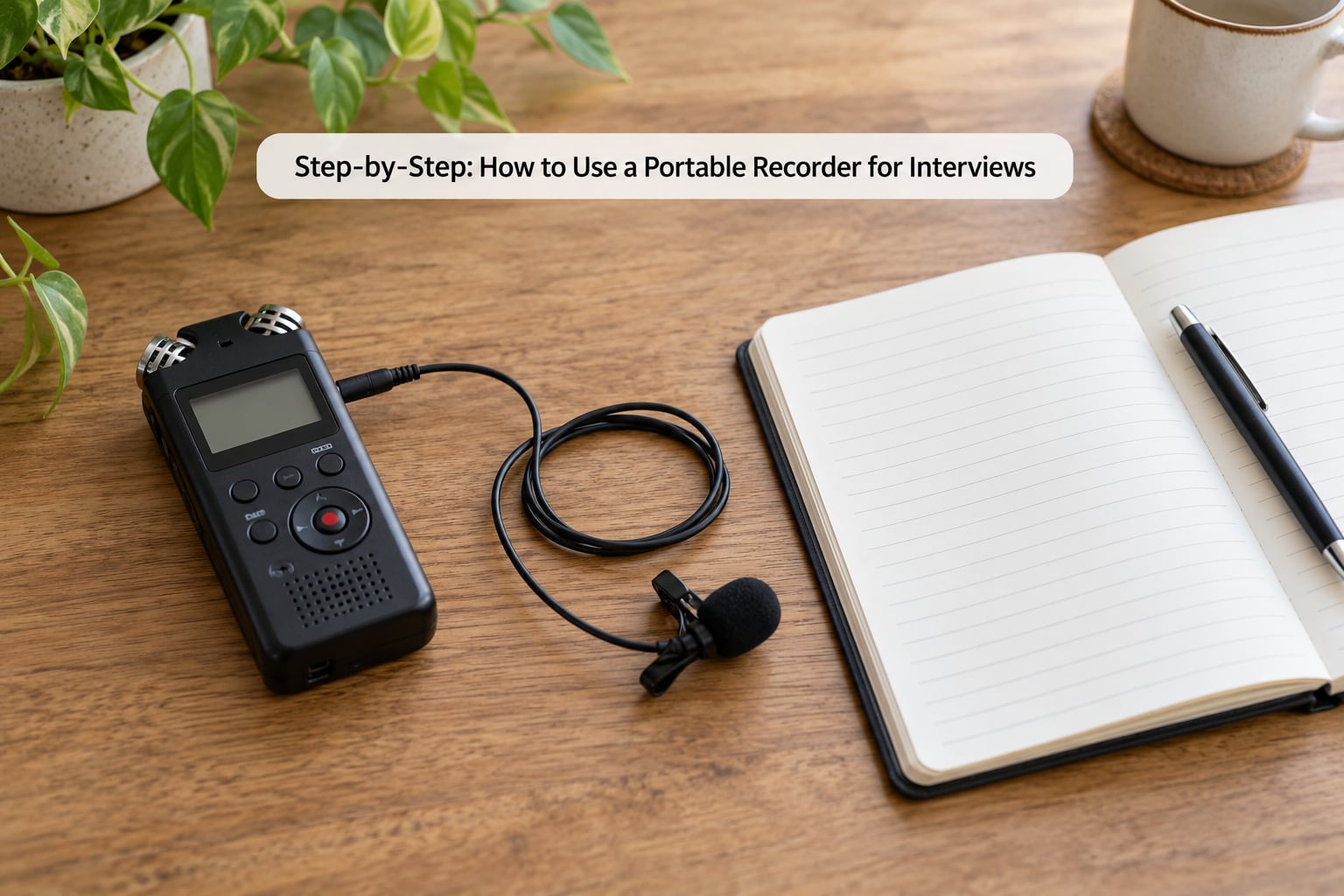 Step-by-Step: How to Use a Portable Recorder for Interviews