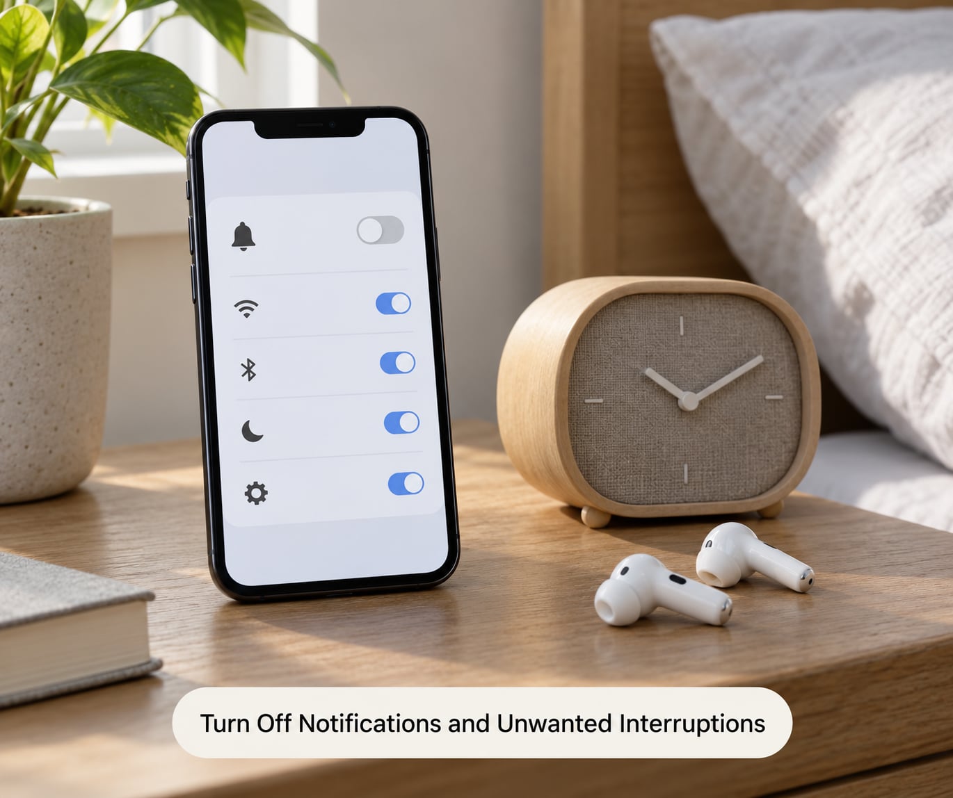 Turn Off Notifications and Unwanted Interruptions