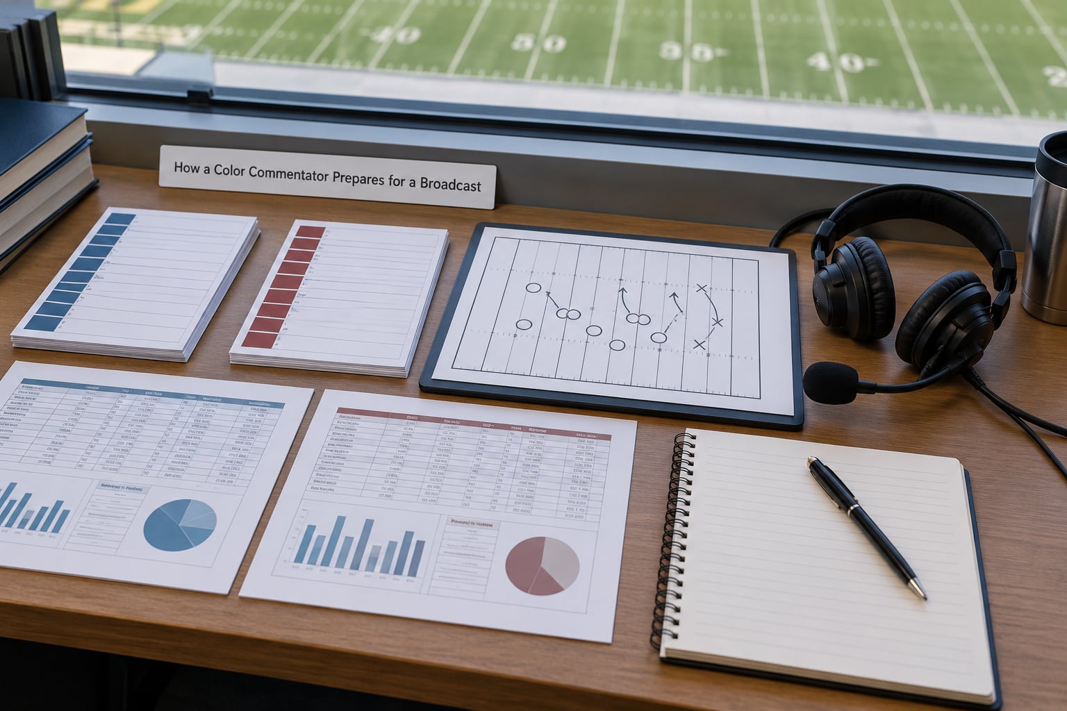 How a Color Commentator Prepares for a Broadcast