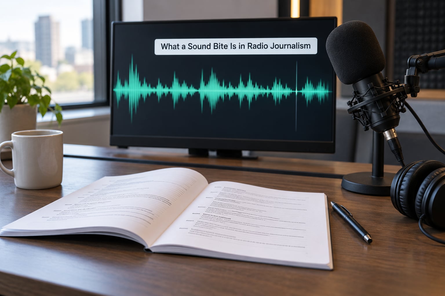 What a Sound Bite Is in Radio Journalism