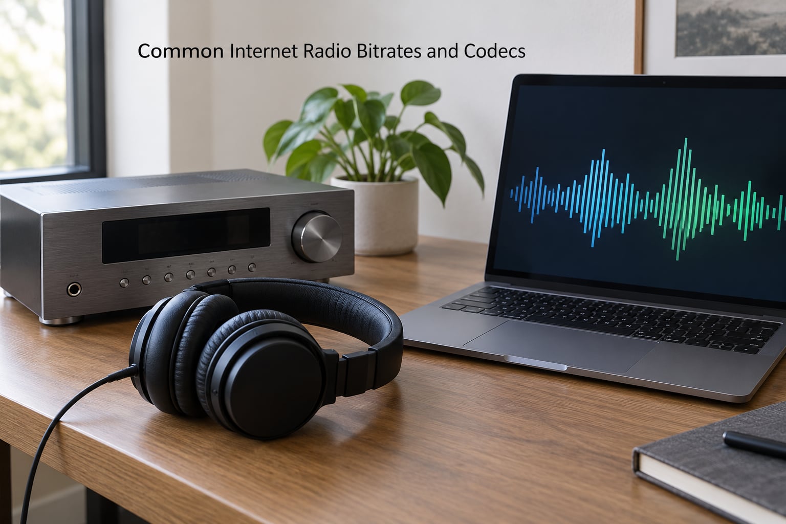 Common Internet Radio Bitrates and Codecs