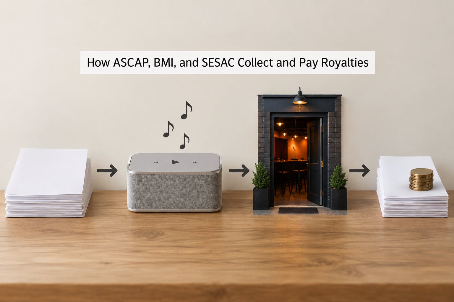 How ASCAP, BMI, and SESAC Collect and Pay Royalties